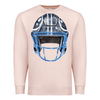 Pale Pink football helmet fa element 1 Premium Sweatshirt - FaDigitalArtStudio
