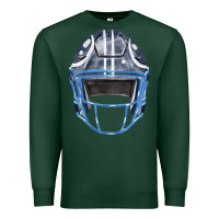 Sports Green football helmet fa element 1 Premium Sweatshirt - FaDigitalArtStudio