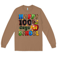 Happy 100 Th Days Of School Long Sleeve Tee | Teevron