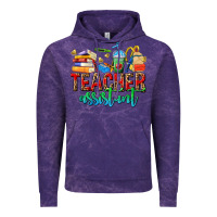 Cloud Purple teacher assistant Vintage Hoodie - NancyCooperArtShop