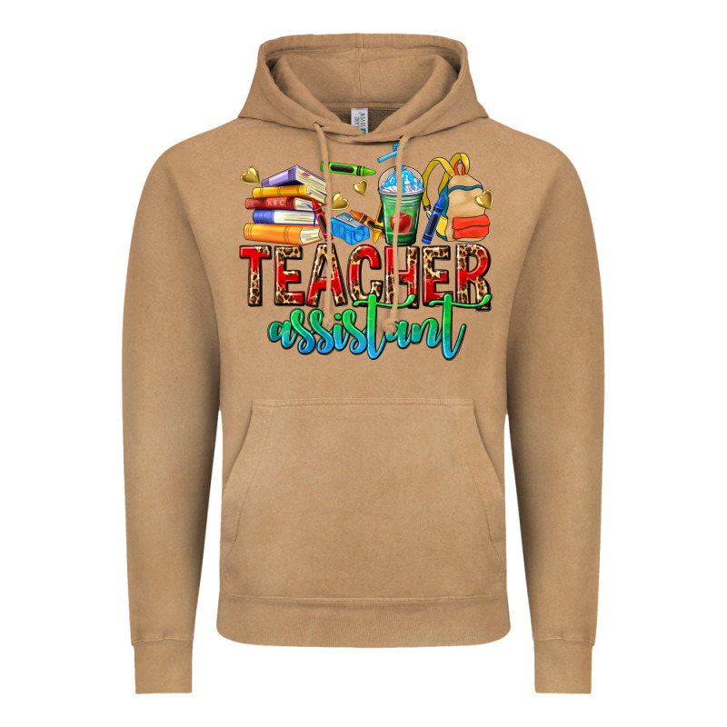 Teacher Assistant Vintage Hoodie by NancyCooperArtShop | Teevron