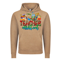 Vintage Coffee teacher assistant Vintage Hoodie - NancyCooperArtShop