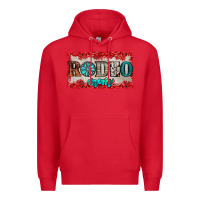 Red rodeo mom Premium Hoodie - JahusDesignShop