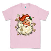 Bubblegum Pink Christmas Santa Classic Tee - MaliasSmallBusiness