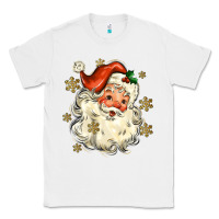 White Christmas Santa Classic Tee - MaliasSmallBusiness