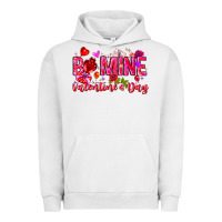 Pigment Lunar Rock Be Mine Valentines Day Urban Hoodie - CowhideDigitalArt