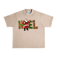 French Oak Noel Santa Urban Heavy Tee - NancyCooperArtShop