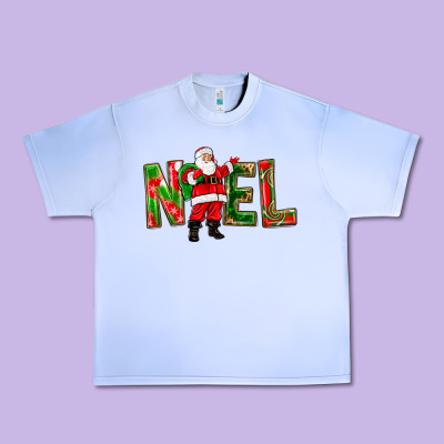 Noel Santa Urban Heavy Tee Designed By Nancycooperartshop