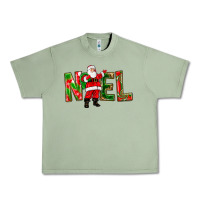 Oil Green Noel Santa Urban Heavy Tee - NancyCooperArtShop
