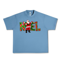 Pebble Blue Noel Santa Urban Heavy Tee - NancyCooperArtShop
