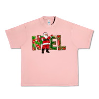Salmon Noel Santa Urban Heavy Tee - NancyCooperArtShop
