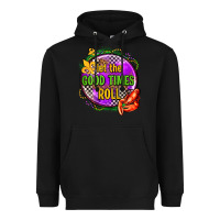 Black let the good times roll olivia Heavyweight Hoodie - OliviaCreatesArt