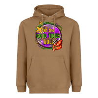 Toasted Coconut let the good times roll olivia Heavyweight Hoodie - OliviaCreatesArt