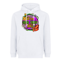 White let the good times roll olivia Heavyweight Hoodie - OliviaCreatesArt