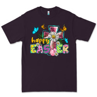 Plum happy easter cross Premium Tee - BarkalooDesign