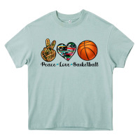 Arona peace love basketball Heavy Core Tee - Artiststas
