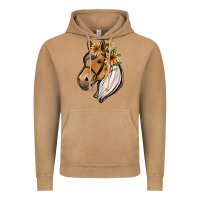 Vintage Camel floral horse Vintage Hoodie - Jasminsmagicworld