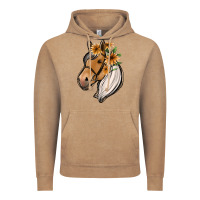 Vintage Coffee floral horse Vintage Hoodie - Jasminsmagicworld