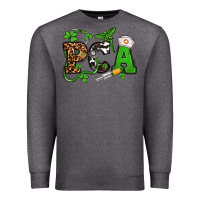 Charcoal Heather St. Patrick's Day PCA Premium Sweatshirt - OliviaCreatesArt