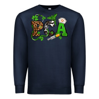 Navy St. Patrick's Day PCA Premium Sweatshirt - OliviaCreatesArt