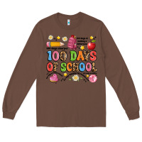Chestnut 100 days of school Long Sleeve Tee - Artiststas