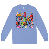 Colony Blue 100 days of school Long Sleeve Tee - Artiststas