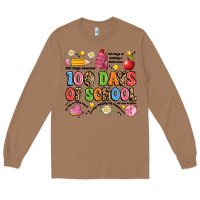 Toasted Coconut 100 days of school Long Sleeve Tee - Artiststas