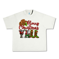 Pistachio Merry Christmas Y'all Cowboy Urban Heavy Tee - MaliasSmallBusiness