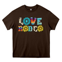 Chocolate Brown love rodeo Heavy Core Tee - AdoDesignShop
