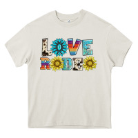 Cream love rodeo Heavy Core Tee - AdoDesignShop