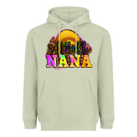 Matcha softball nana Heavyweight Hoodie - OliviaCreatesArt