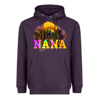 Plum softball nana Heavyweight Hoodie - OliviaCreatesArt