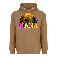 Toasted Coconut softball nana Heavyweight Hoodie - OliviaCreatesArt