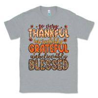 Heather Grey so very thankful incredibly grateful unbelievably Classic Tee - MaliasSmallBusiness
