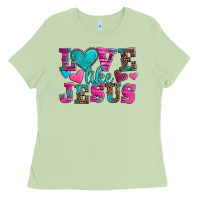 Matcha love like jesus valentine's day Ladies Tee - AdoDesignShop