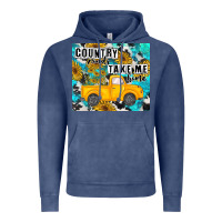 Vintage Denim country roads take me home Vintage Hoodie - MaliasSmallBusiness