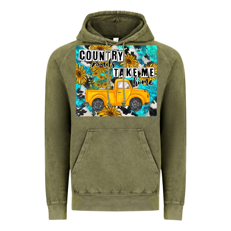 Country Roads Take Me Home Vintage Hoodie by MaliasSmallBusiness | Teevron