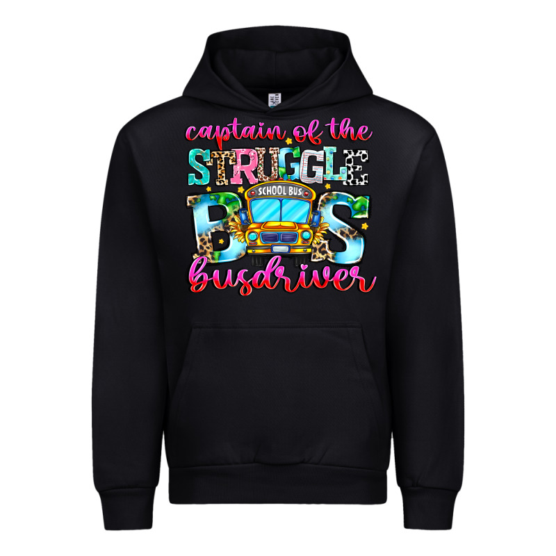 Captain Of The Struggle Bus Bus Urban Hoodie by CowhideDigitalArt | Teevron