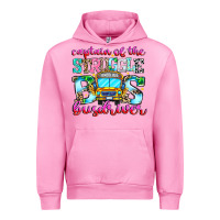 Fuchsia Pink captain of the struggle bus bus Urban Hoodie - CowhideDigitalArt