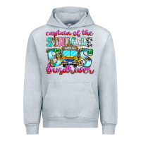 Heather Grey captain of the struggle bus bus Urban Hoodie - CowhideDigitalArt