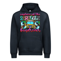 Navy captain of the struggle bus bus Urban Hoodie - CowhideDigitalArt