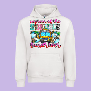 Captain Of The Struggle Bus Bus Urban Hoodie Designed By Cowhidedigitalart