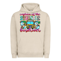 Pigment French Oak captain of the struggle bus bus Urban Hoodie - CowhideDigitalArt