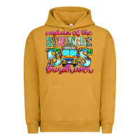 Pigment Peanut Butter captain of the struggle bus bus Urban Hoodie - CowhideDigitalArt
