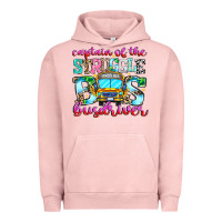 Pigment Salmon captain of the struggle bus bus Urban Hoodie - CowhideDigitalArt