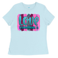 Baby Blue love corinthians 13 valentine's day brushstroke Ladies Tee - AdoDesignShop