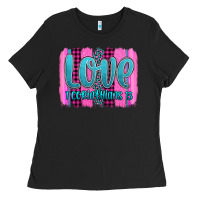 Black love corinthians 13 valentine's day brushstroke Ladies Tee - AdoDesignShop