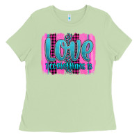 Matcha love corinthians 13 valentine's day brushstroke Ladies Tee - AdoDesignShop