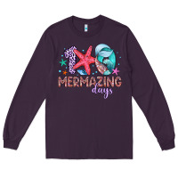 Plum 100 mermazing days Long Sleeve Tee - Artiststas