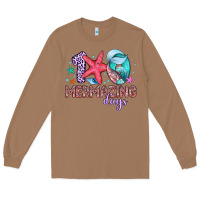 Toasted Coconut 100 mermazing days Long Sleeve Tee - Artiststas